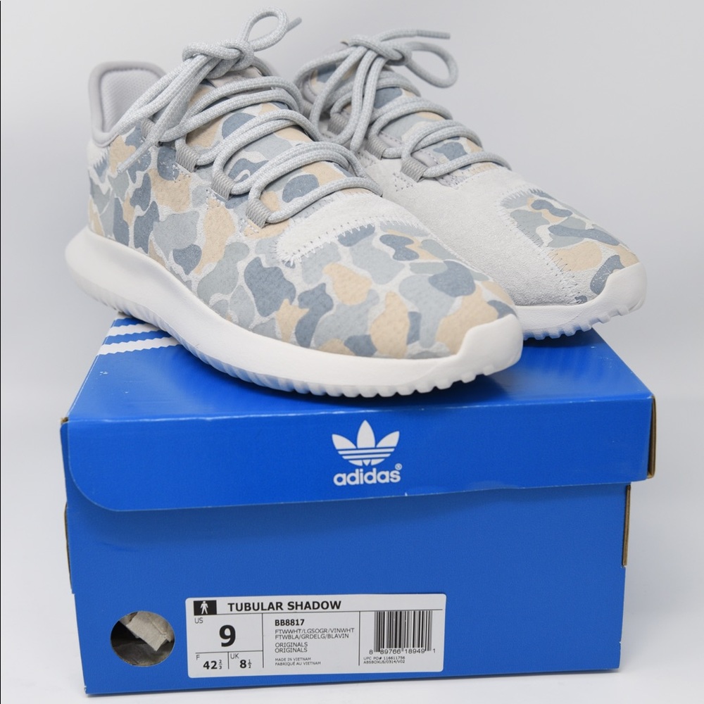 Adidas Tubular Shadow Gray/Camo size 9 - Picture 8 of 8